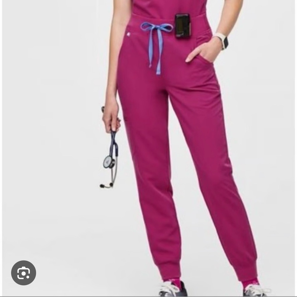 Figs Raspberry Sorbet Zamora Jogger Scrub Pants
